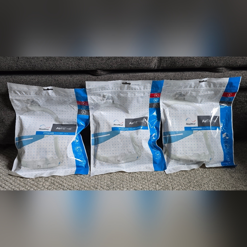 LOT OF 3 ResMed AirFit P30i Nasal Pillow Mask 63850